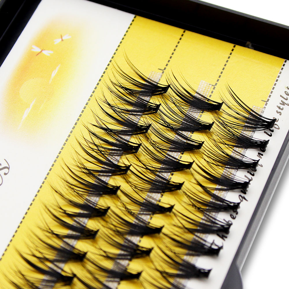 Eyelash Extension For Asian Eyes - رموش صناعية سوداء طبيعية من فرو