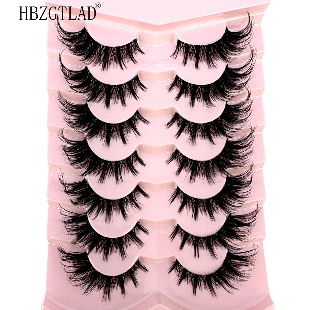 Eyelash Extension Human Hair - 7/8 أزواج من رموش العين على