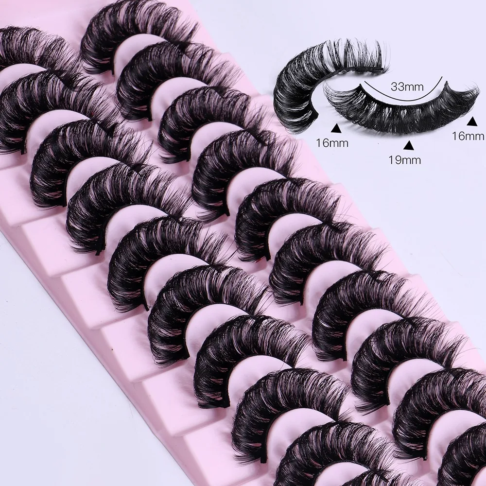 10 أزواج من الرموش الروسية DD  - مراجعة Eyelash Extension Russian وسعره