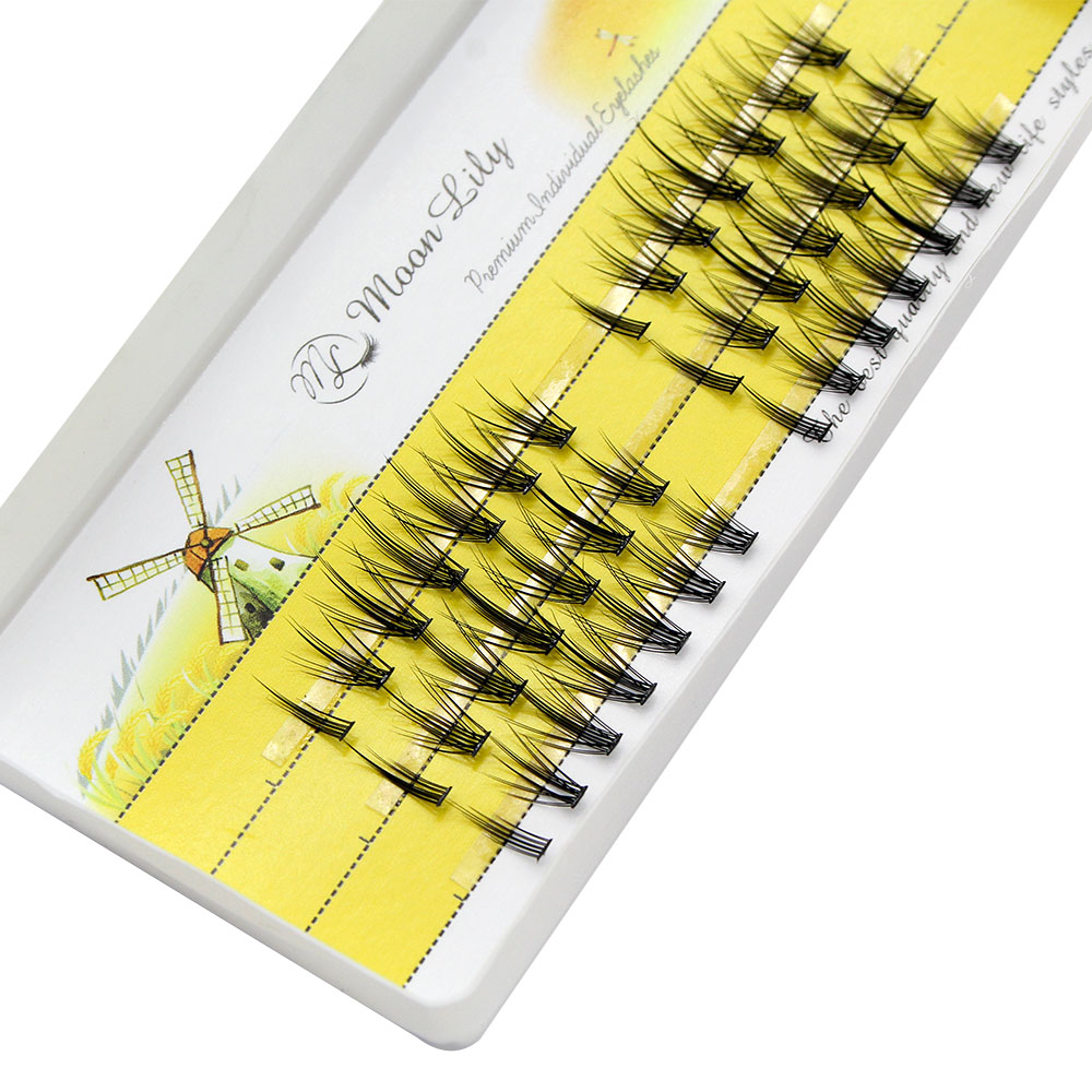 رموش صناعية مخصصة بشعار ثلاثي  - مراجعة Eyelash Extension Russian وسعره