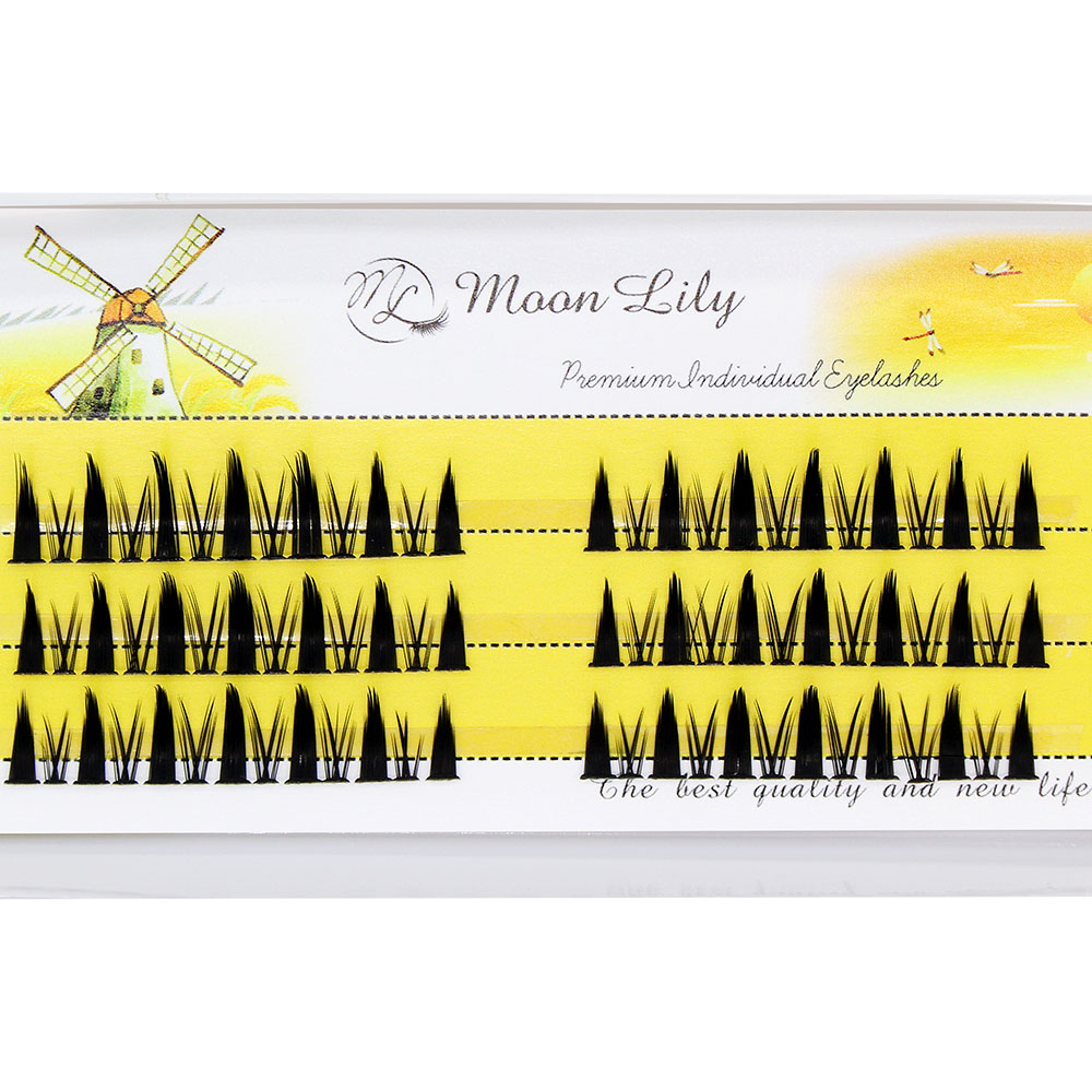رموش صناعية مخصصة بشعار ثلاثي  - مراجعة Eyelash Extension Russian وسعره