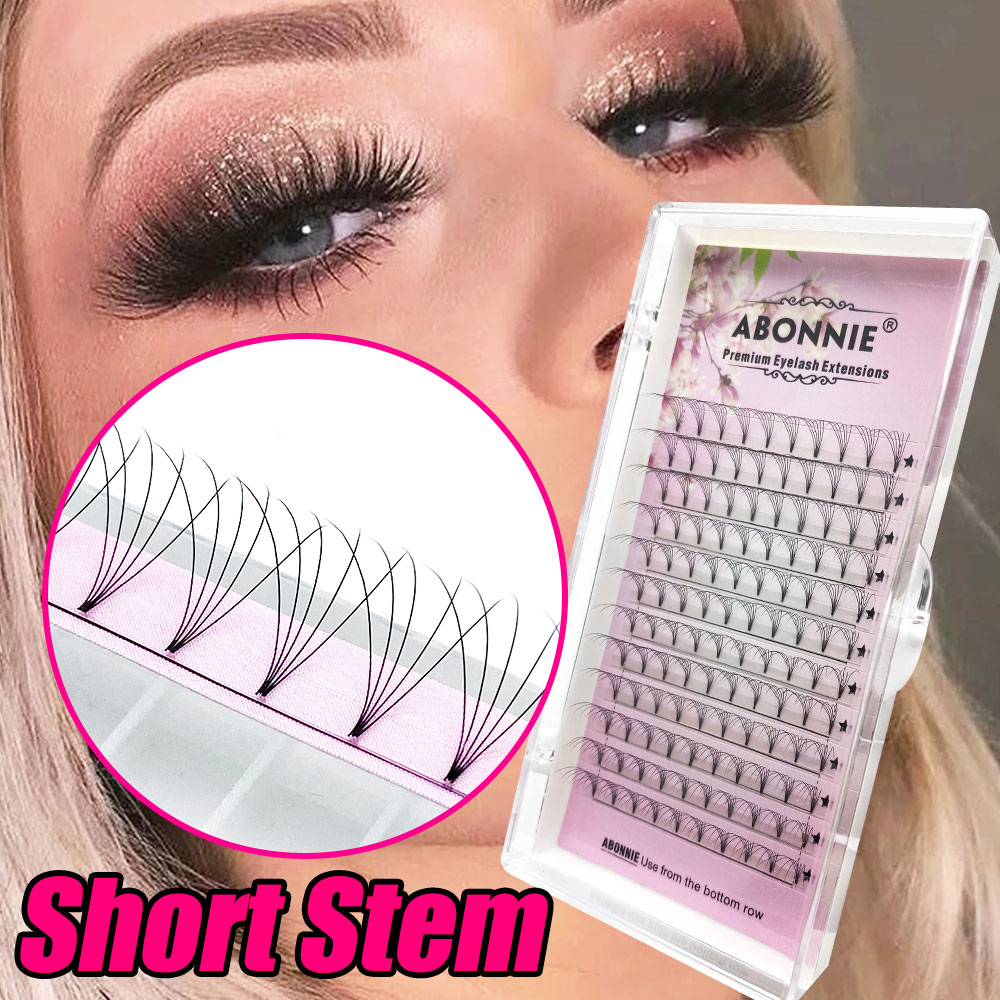 ABONNIE المخملية قصيرة الجذعية - مراجعة Eyelash Extension Russian وسعره