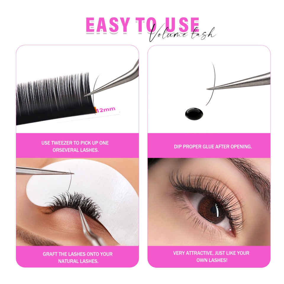 رموش صناعية فردية Aguud بـ 20  - مراجعة Eyelash Extension For Asian Eyes وسعره