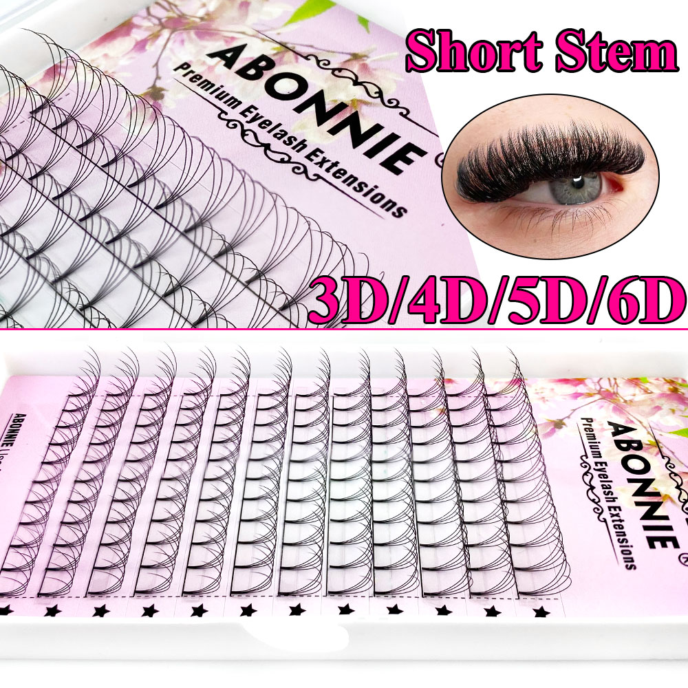 مروحة رموش أبوني 6D ضيقة جاهزة - مراجعة Eyelash Extension Human Hair وسعره