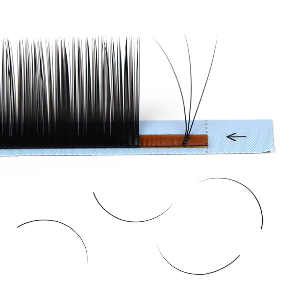 AGUUD 16 صف طويل 16-20 مللي مت - مراجعة Eyelash Extension Russian وسعره