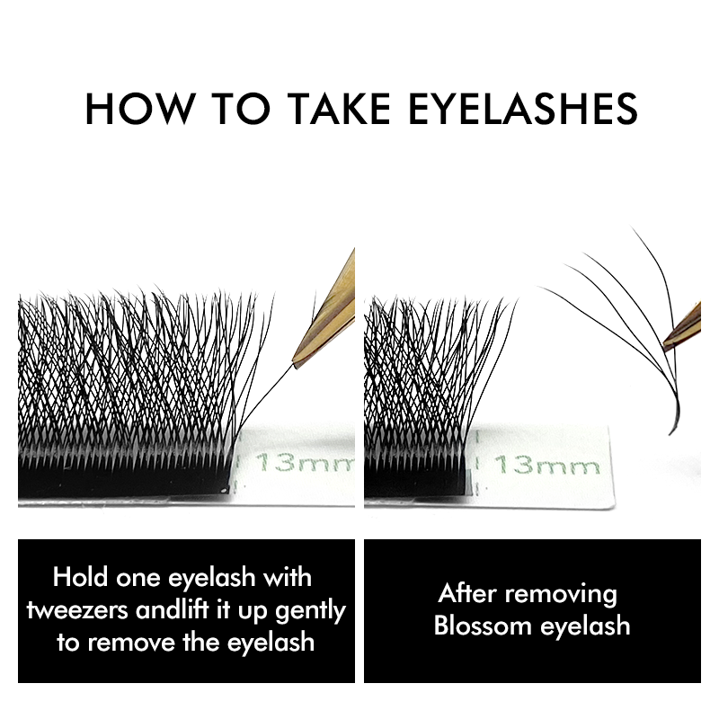 ثلاثية الأبعاد 4D 5D 6D W على  - مراجعة Eyelash Extension Russian وسعره