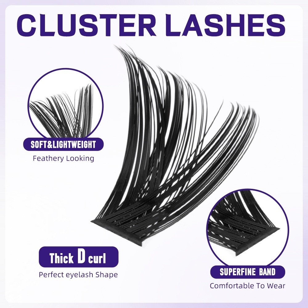 رموش صناعية بطول 8-18 مم، طقم  - مراجعة Eyelash Extension Natural Look وسعره