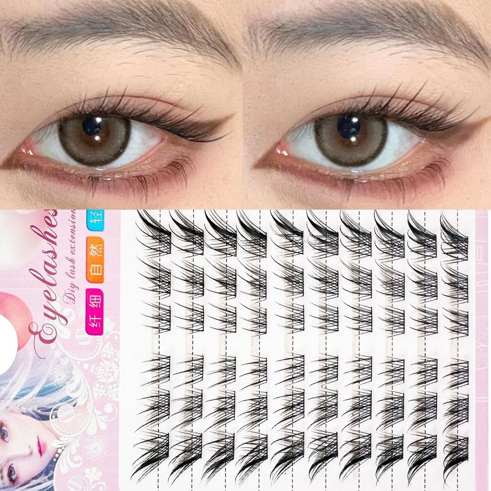 ثلاثية الأبعاد القط العين مجمو - مراجعة Eyelash Extension For Asian Eyes وسعره