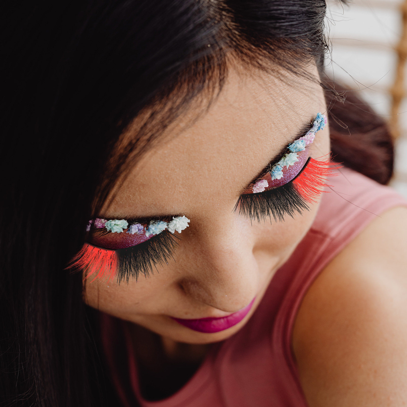 5 أزواج من الرموش الصناعية الف - مراجعة Eyelash Extension Eye Irritation وسعره