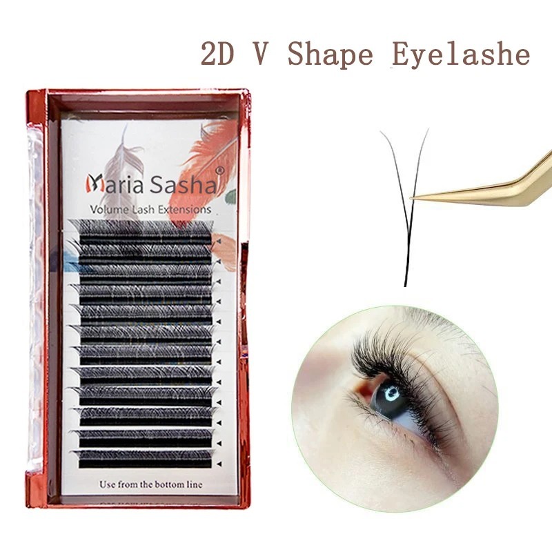 ماريا رموش يدوية فاخرة ثنائية  - مراجعة Eyelash Extension For Asian Eyes وسعره